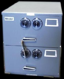 Mosler GSA Rated Two Drawer Container/Safe