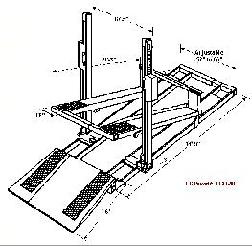 Tilt-A-Lift Fork Lift Service Lift